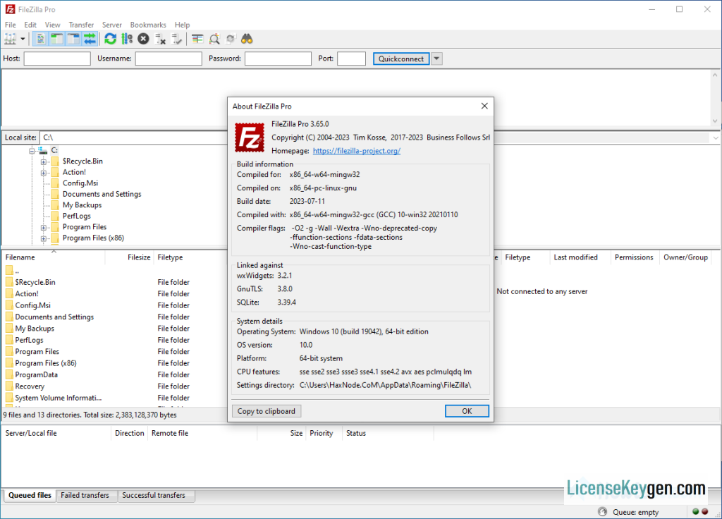 FileZilla Pro v3.66 (x64) Crack + Keygen