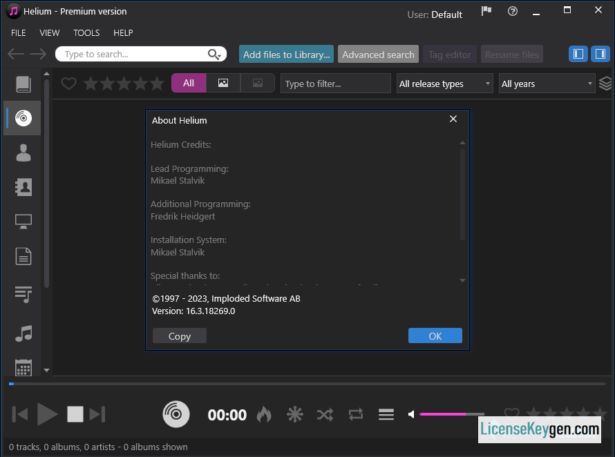 Helium Music Manager v17.0 Crack + License Key [Premium]