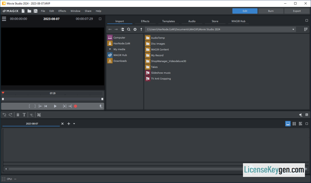 MAGIX Movie Studio 2024 Crack + Keygen [All Editions]