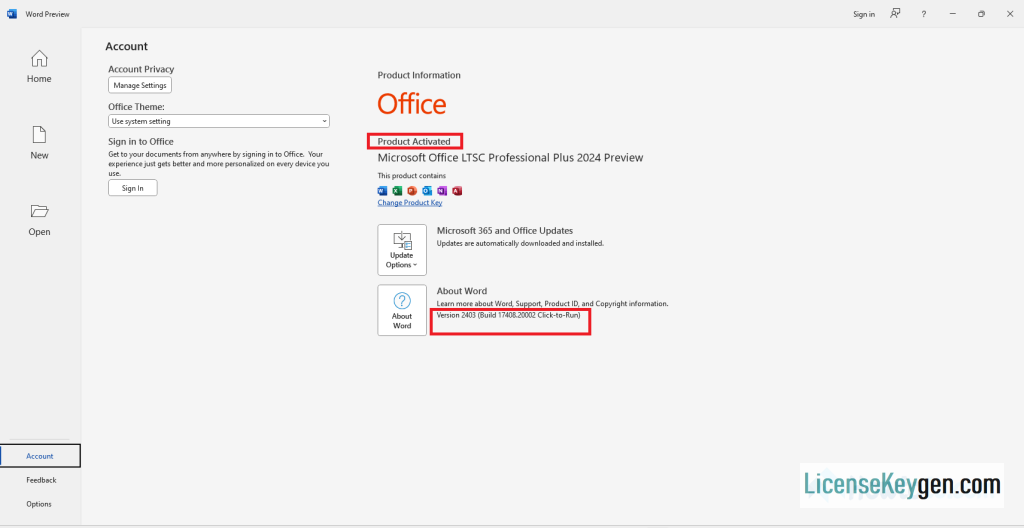 Microsoft Office 2024 LTSC Crack - Auto Activated